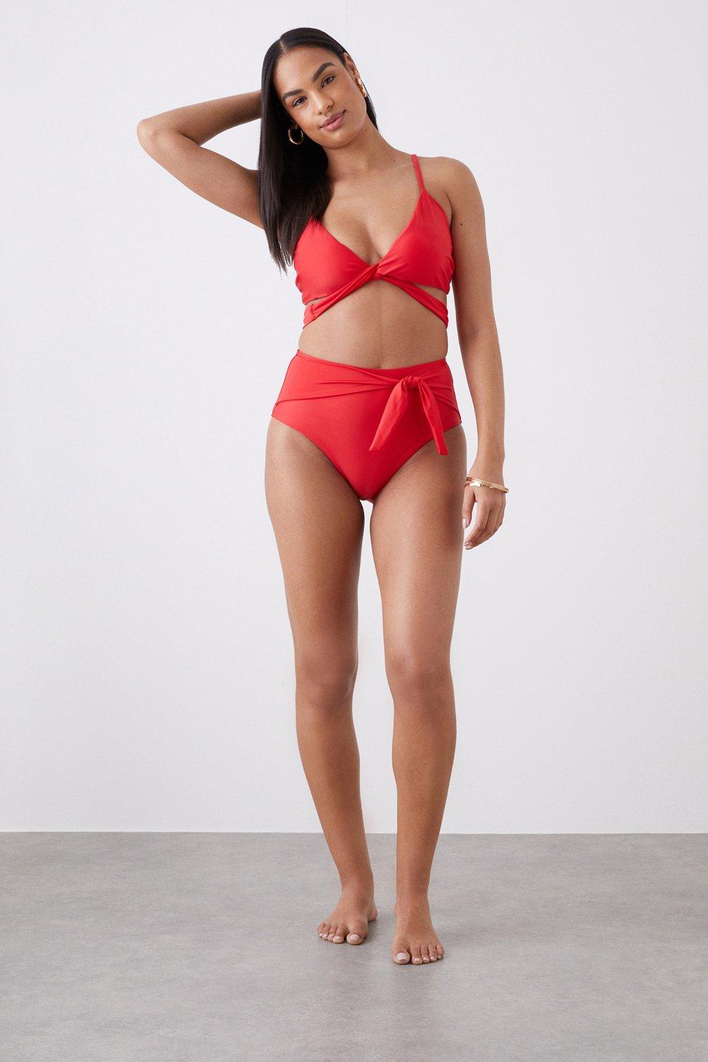 Cotton On Body FLOSS BIKINI TOP-HIGHWAISTED FULL BIKINI BOTTOM SET