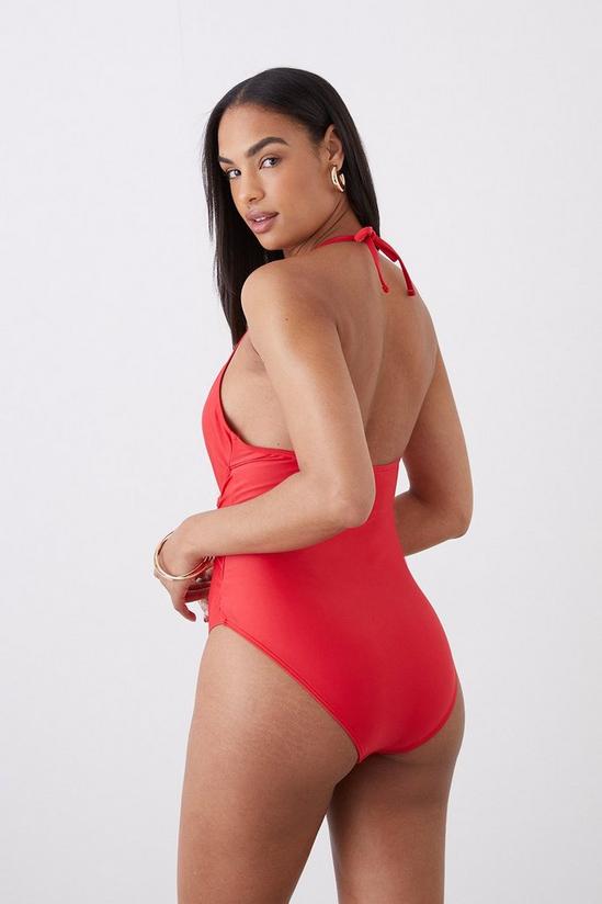 Dorothy Perkins Wrap Over Sculpting Swimsuit 3