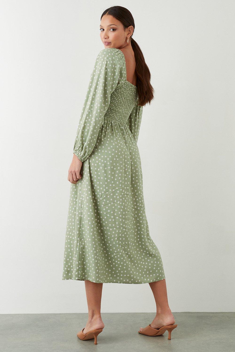 Dorothy perkins hot sale sage green dress