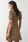 Dorothy Perkins Leopard Print Short Sleeve Mini Dress thumbnail 3