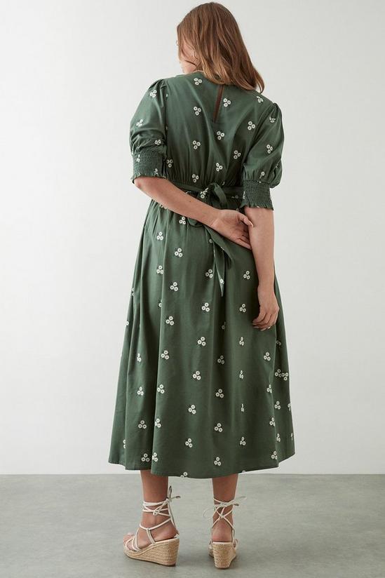 Dorothy Perkins Curve Sage Floral Empire Midi Dress 3