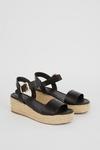 Dorothy Perkins Wide Fit Ria Low Wedges thumbnail 3