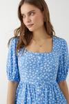 Dorothy Perkins Milly Blue Floral Square Neck Blouse thumbnail 4