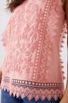Dorothy Perkins Petite Blush Embroidered Shell Top thumbnail 2