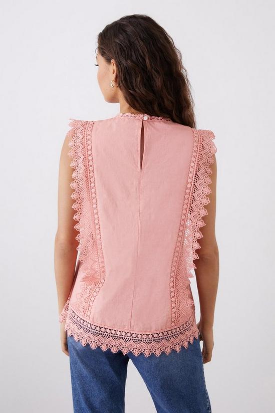 Dorothy Perkins Petite Blush Embroidered Shell Top 3