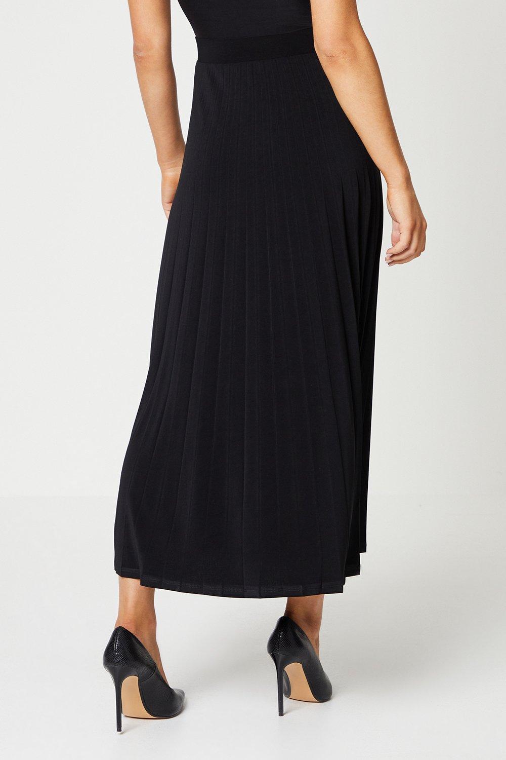 Black pleated shop skirt dorothy perkins