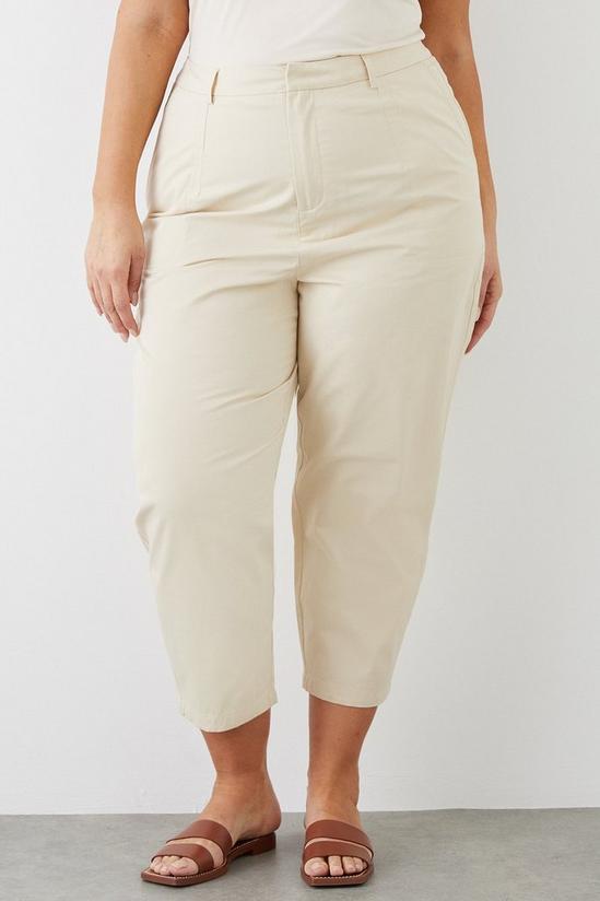 Dorothy Perkins Curve Cotton Crop Trousers 2
