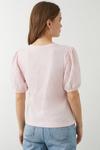 Dorothy Perkins Cotton Broderie Sleeve Top thumbnail 3
