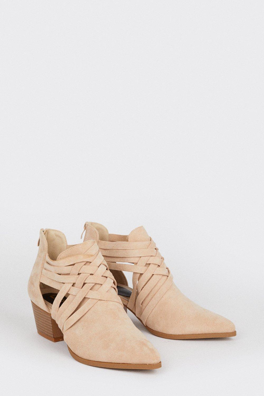 Cut out ankle boots uk sale