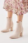 Dorothy Perkins Wide Fit Katie Block Heel Ankle Boots thumbnail 1