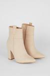 Dorothy Perkins Wide Fit Katie Block Heel Ankle Boots thumbnail 3