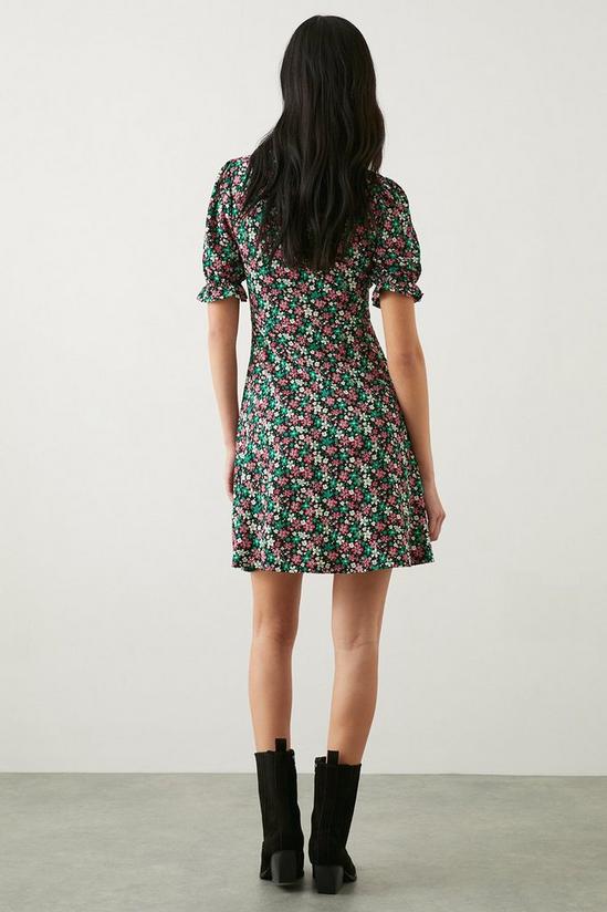 Dorothy Perkins Ditsy Floral Short Sleeve Mini Dress 3