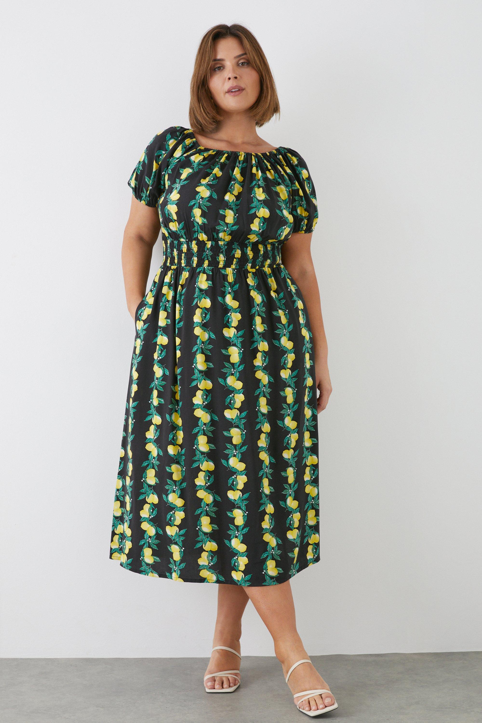 Dorothy perkins outlet lemon dress