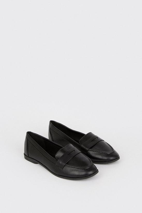 Dorothy Perkins Wide Fit Lana Penny Loafers 3