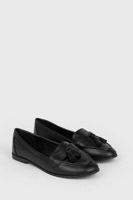 Dorothy Perkins Wide Fit Lennie Tassel Loafers 3