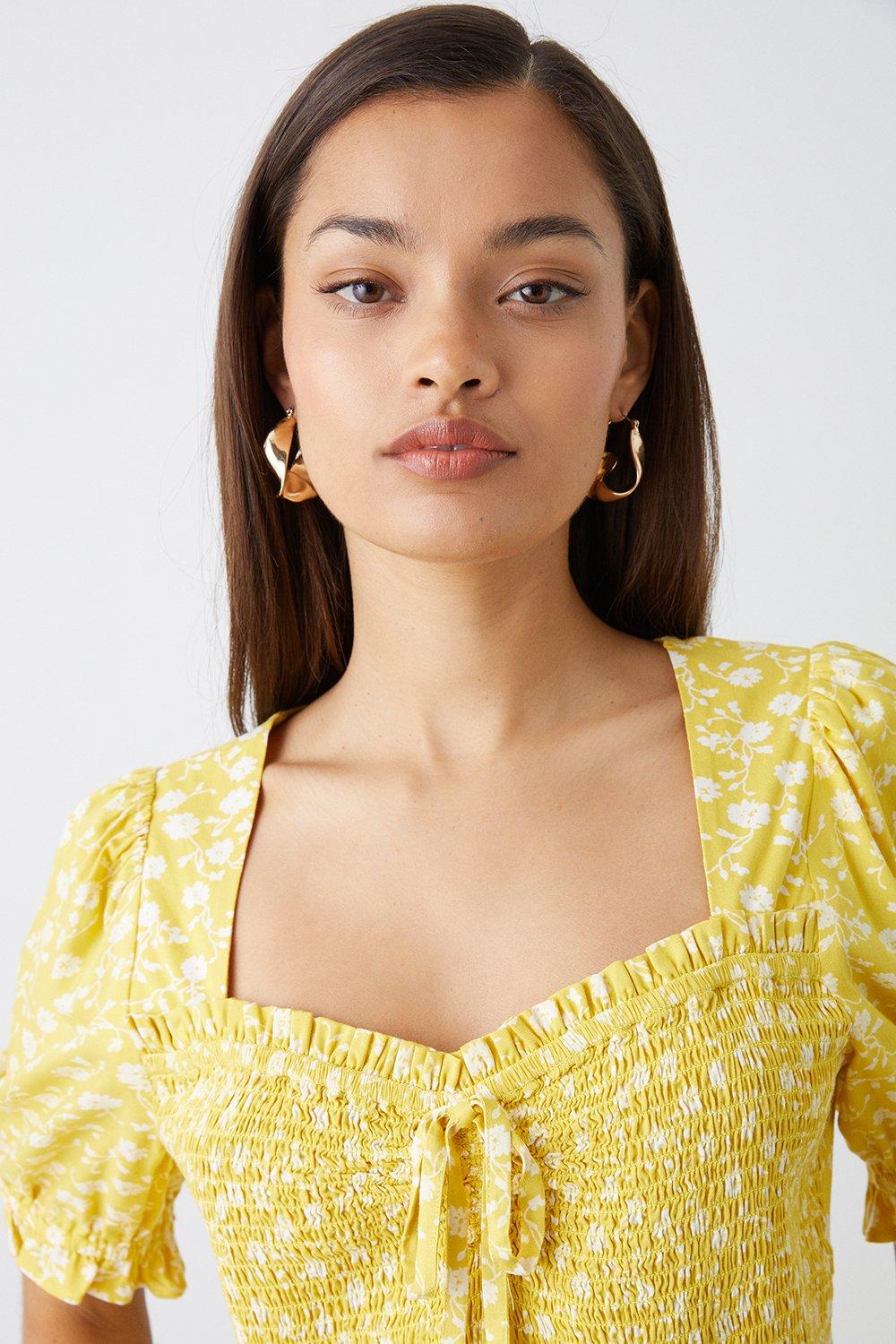 Yellow tops cheap dorothy perkins