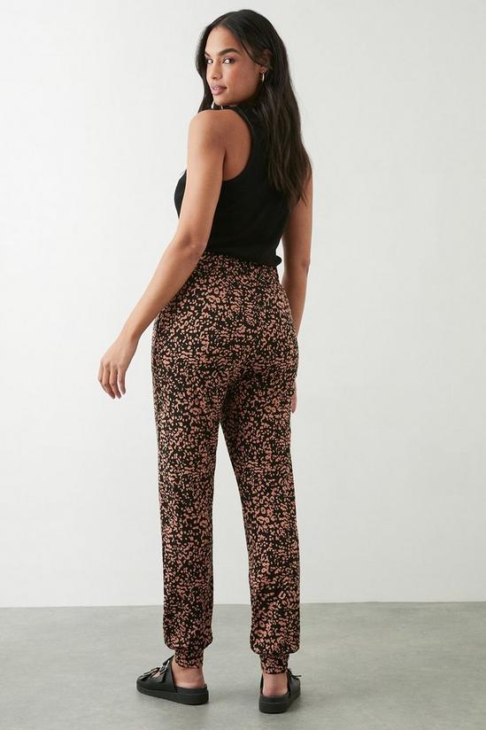 Dorothy Perkins Abstract Print Cuff Detail Trousers 3