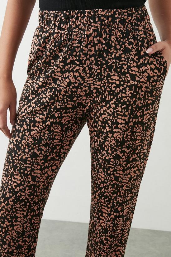Dorothy Perkins Abstract Print Cuff Detail Trousers 4
