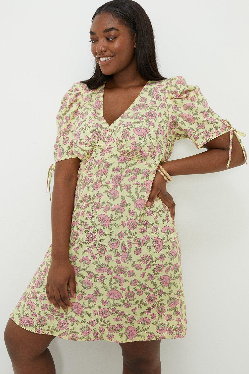 Button up tea clearance dress