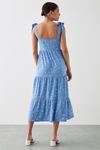 Dorothy Perkins Blue Ditsy Tie Shoulder Midi Dress thumbnail 3