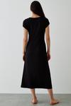 Dorothy Perkins Black Column Midi Dress With Pockets thumbnail 3