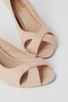 Good For the Sole Good For The Sole: Wide Fit Honey Peep Toe Court Shoes thumbnail 4