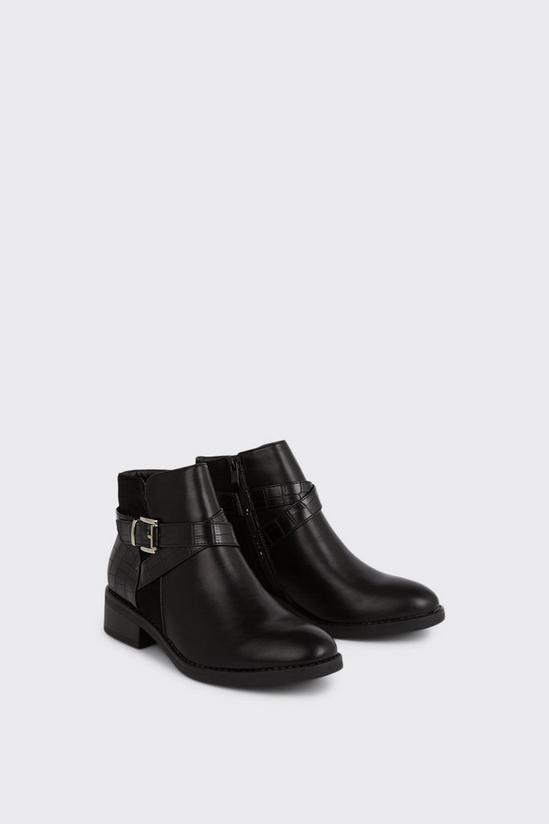 Dorothy Perkins Maddy Cross Strap Ankle Boots 3