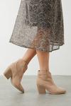 Dorothy Perkins Ash Low Ankle Western Boots thumbnail 1