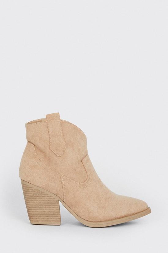 Dorothy Perkins Ash Low Ankle Western Boots 2
