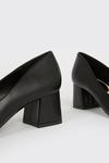 Dorothy Perkins Dina Comfort Round Toe Low Block Heel Court Shoes thumbnail 4