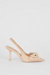 Dorothy Perkins Bessy Bow Sling Back Court Shoes thumbnail 2