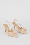 Dorothy Perkins Bessy Bow Sling Back Court Shoes thumbnail 3
