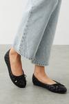 Dorothy Perkins Wide Fit Priya Quilted Ballet Flats thumbnail 1