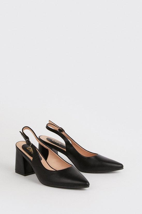 Dorothy Perkins Ellen Block Heel Court Shoes 3