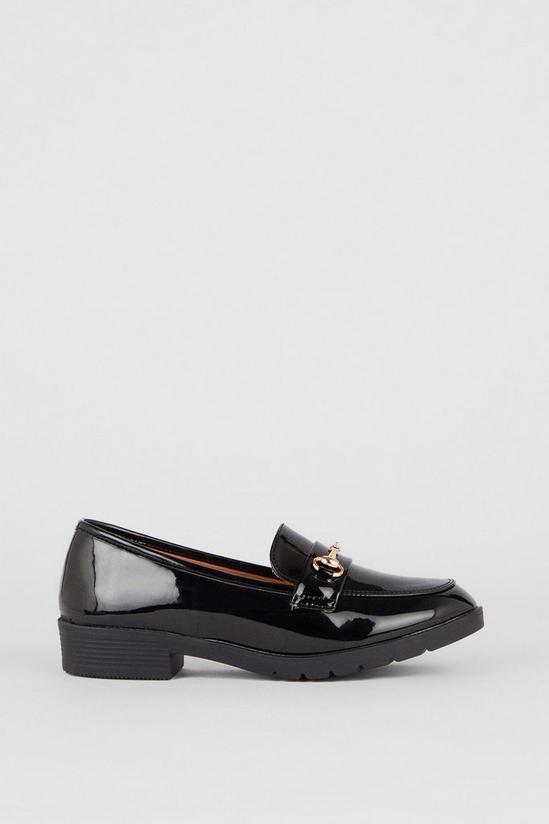 Dorothy Perkins Liana Patent Trim Loafers 2