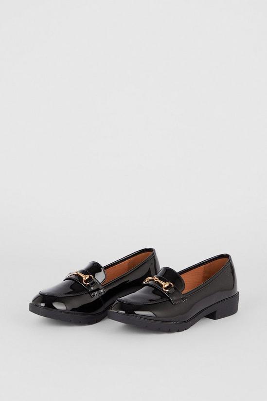 Dorothy Perkins Liana Patent Trim Loafers 3