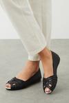 Good For the Sole Good For The Sole: Leather Layla Woven Pumps thumbnail 1