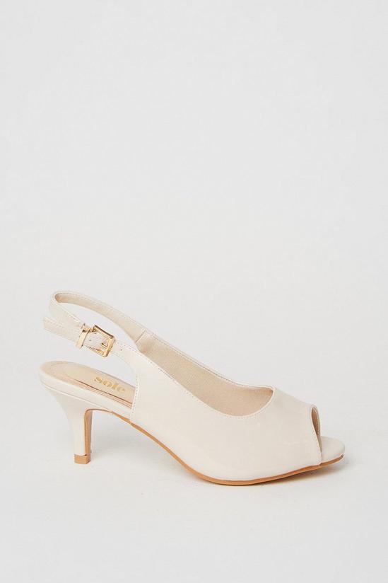 Good For the Sole Good For The Sole: Evelyn Wide Fit Peep Toe Sling Back 2