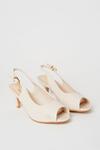 Good For the Sole Good For The Sole: Evelyn Wide Fit Peep Toe Sling Back thumbnail 3