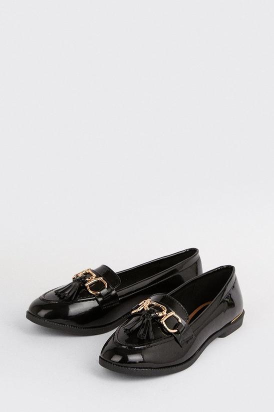 Dorothy Perkins Lucia Patent Tassel Loafers 3