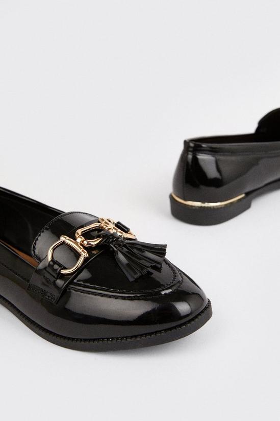 Dorothy Perkins Lucia Patent Tassel Loafers 4
