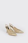 Dorothy Perkins Beccy Basket Weave Court Shoes thumbnail 3