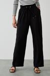 Dorothy Perkins Washed Twill Wide Leg Trousers thumbnail 2