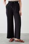 Dorothy Perkins Petite Washed Twill Wide Leg Trouser thumbnail 2