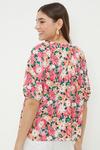 Dorothy Perkins Painted Floral Puff Sleeve Blouse thumbnail 3