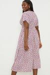 Dorothy Perkins Curve Multi Floral Drop Shoulder Midi Dress thumbnail 4