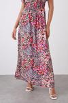 Dorothy Perkins Multi Floral Print V Neck Maxi Dress thumbnail 4