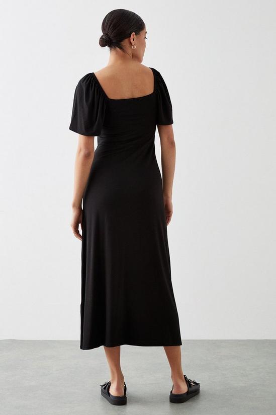 Dorothy Perkins Black Angel Sleeve Midi Dress 3