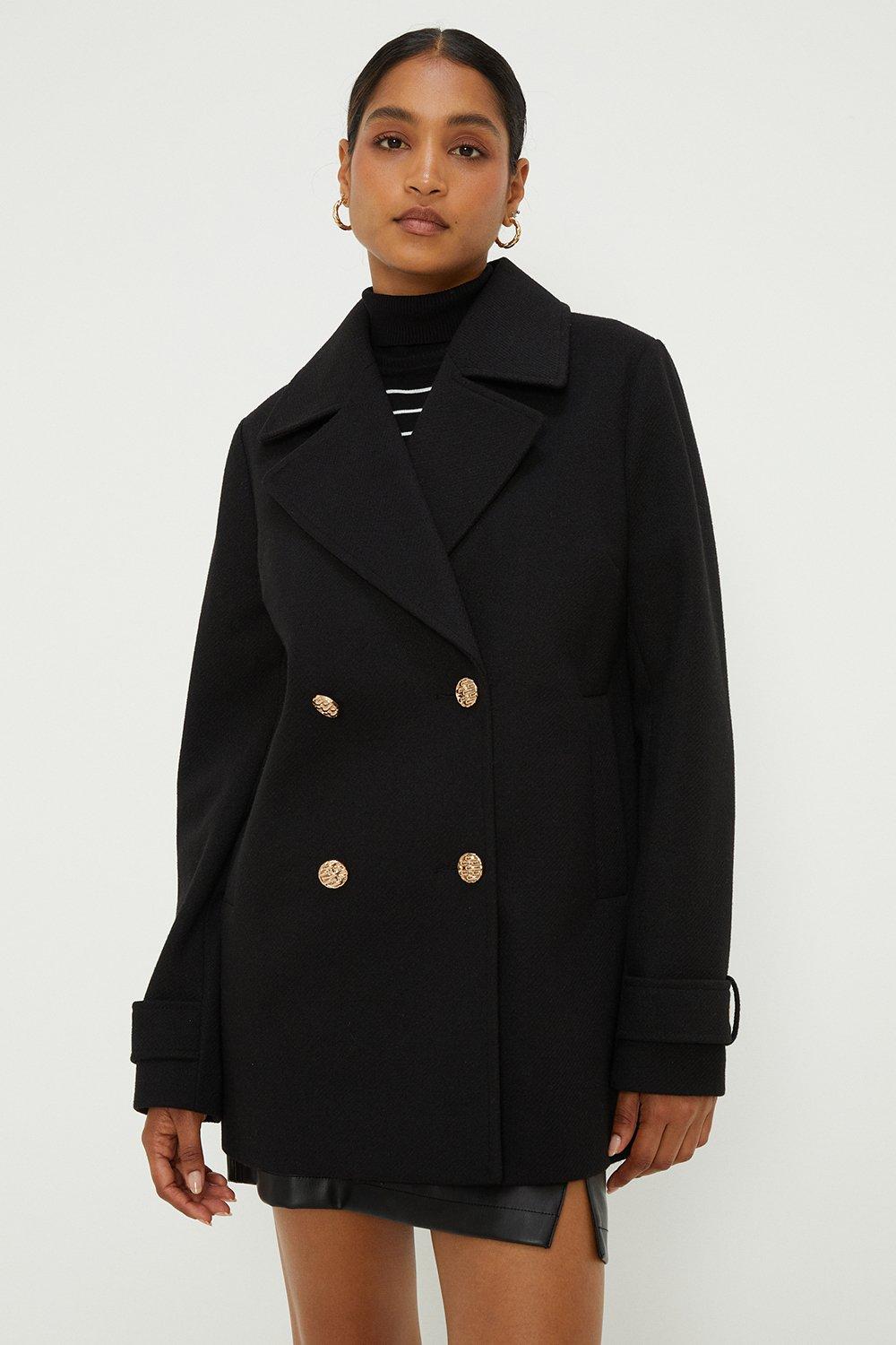 Longline peacoat deals