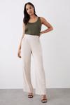 Dorothy Perkins Pull On Linen Look Wide Leg Trousers thumbnail 1